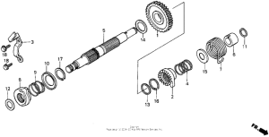 XR250L Кик стартер
