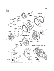 VN1700 Сцепление
