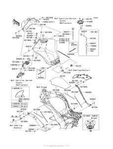 ZR1000 Топливный бак