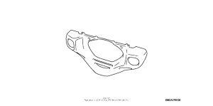 GL1800 (ABS) Chrome front lower cowl