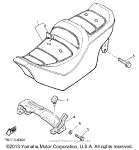 XVZ13DA Сиденье