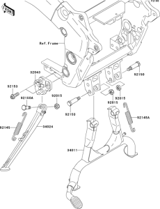 ZX1200 Подножка