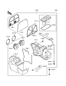 EX250 Воздушный фильтр