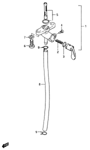 RM500 Топливный кран