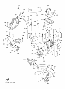 XVS1300CU Боковая крышка