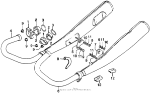 CB360 Глушитель