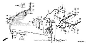 CBR600RR (ABS) Rear valve unit (cbr600ra)