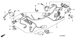 CBR125RS Harness wire