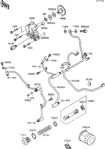 VN1500 Масляный насос