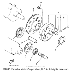 XVZ13DD Муфта стартера