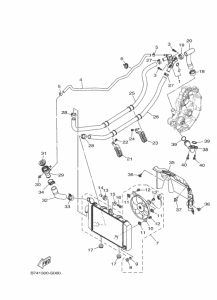 CZD300A Radiator & hose
