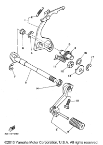 RT180K Вал переключения
