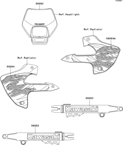 KLX300R Decals(klx300-a7)