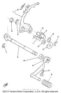 DT175G Вал переключения