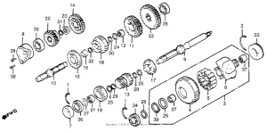 GL1100I Трансмиссия