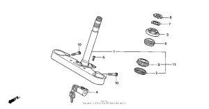 GL1500CT Траверса нижняя