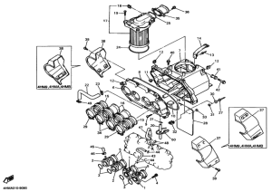 XJR400R ｲﾝﾃｰｸ