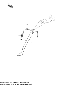 KZ750 LTD Stands