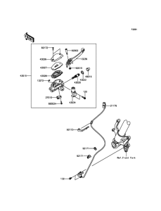 ZR800 Главный тормозной цилиндр