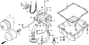 VFR750F Oil pump 90-93