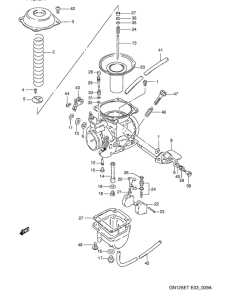 GN125 Carburetor assy