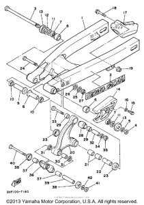 YZ80T (Motocross) Бугель