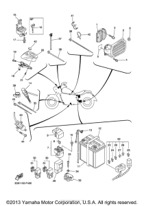 XVS1300A Электрика