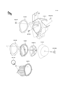 KX125 Воздушный фильтр