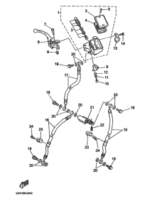 BT1100 Передний тормозной цилиндр