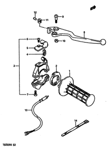 TS250 Right handle switch