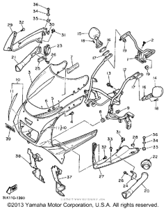 FZR1000B Обтекатели