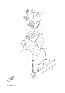 YQ50L Топливный бак