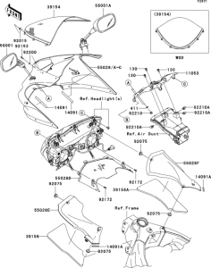 ZX636 Обтекатели