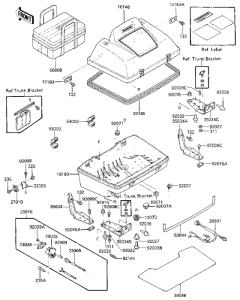 ZG1200 Крышка багажника и замок