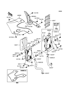 KX125 Радиатор