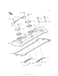 ZR800 Крышка головки цилиндров