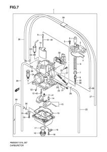 RM250 Carburetor assy
