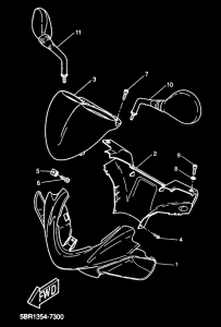 YQ50 Обтекатель 1