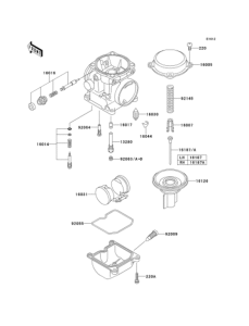 EJ650 Карбюратор в разборе