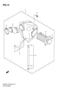 GZ250 Воздухоочиститель