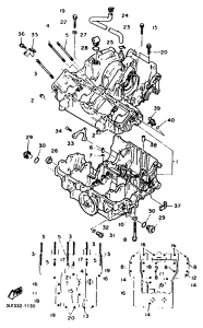 FZR1000 Картер двигателя