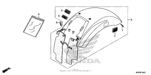 VT1300CX Rear fender (3)