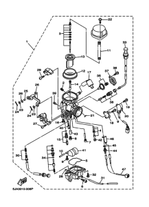 XV1600 Tobera  carburador
