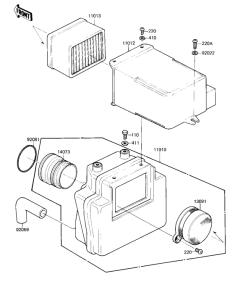 KZ1000 Воздухоочиститель