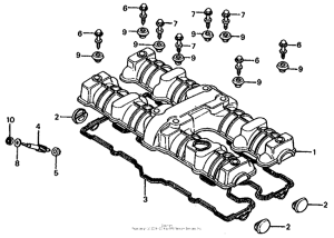 CB1000 Крышка головки цилиндров