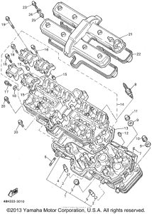GTS1000AFC Головка цилиндров