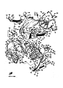 FZR1000 Cowling comp