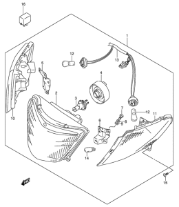 AN400 Front combination lamp