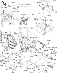  Рама ,крепежные детали