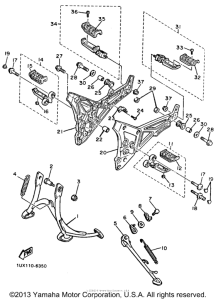 FJ1200SC Подножки